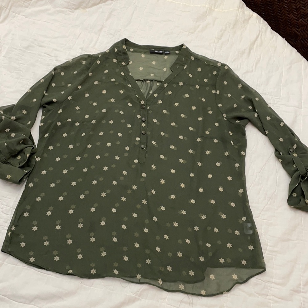 Women’s a.n.a. sheer blouse
